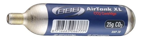 BBB Cartouches Co2 AirTanks XL 25 Grams ( 1 Pcs) 3 BBB Cartouches Co2 AirTanks XL 25 Grams ( 1 Pcs)