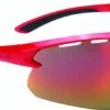 BBB Lunettes Impulse Rouge Brillant, PC Smoke Red MLC Lenses 5203