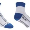 BBB Socquettes TechnoFeet Coolmax BLANC/BLEU
