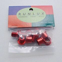 CHEMINEE + VIS PEDALIER (PAR 5) ALU ROUGE