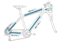 Protection AutoCollante CLEAR PROTECT Pack Velo XL Brillant Special Vtt Descente